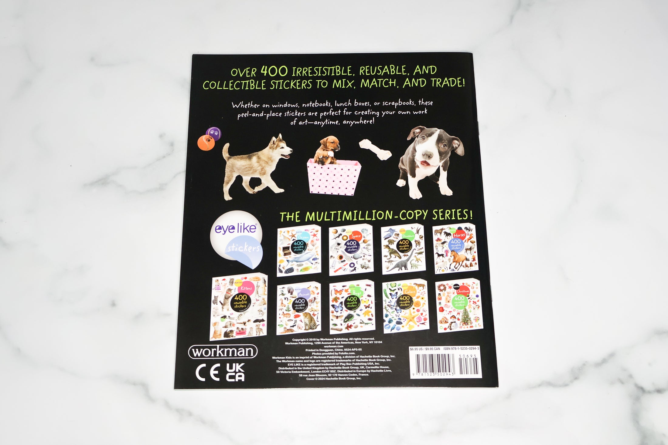 400 Reusable Stickers Book