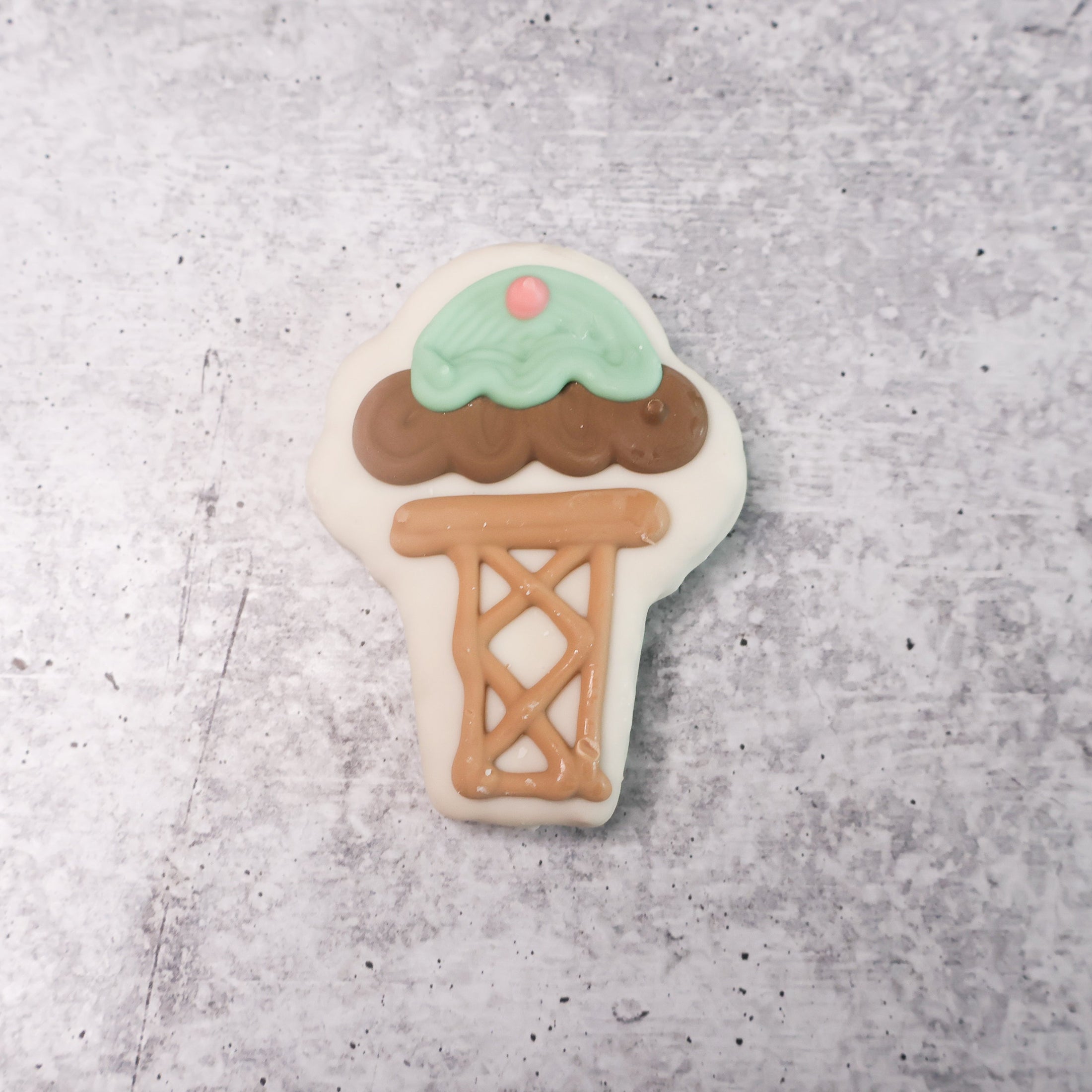 Mint Ice Cream Cone