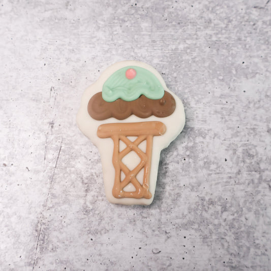 Mint Ice Cream Cone