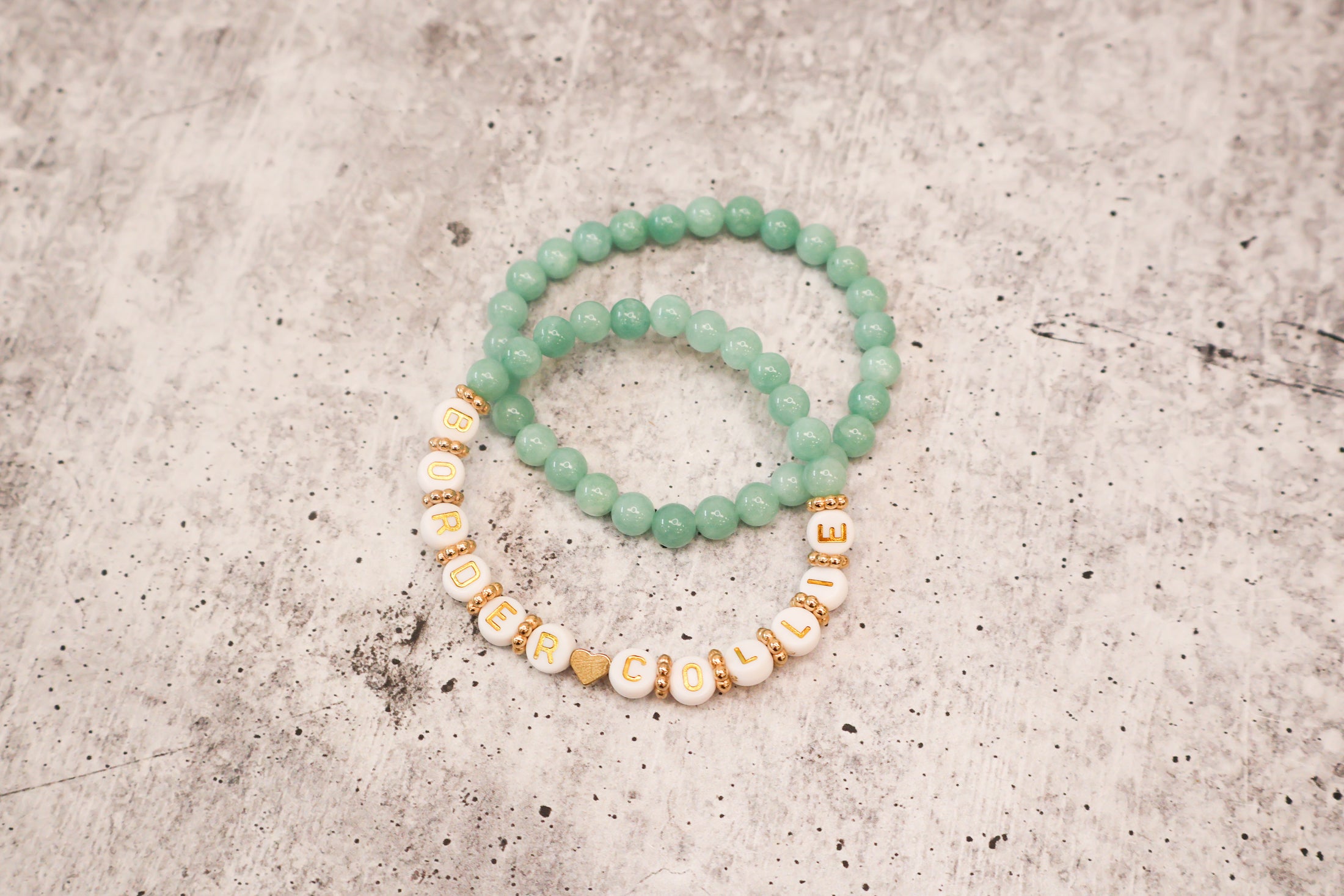 Green Beaded Bracelets