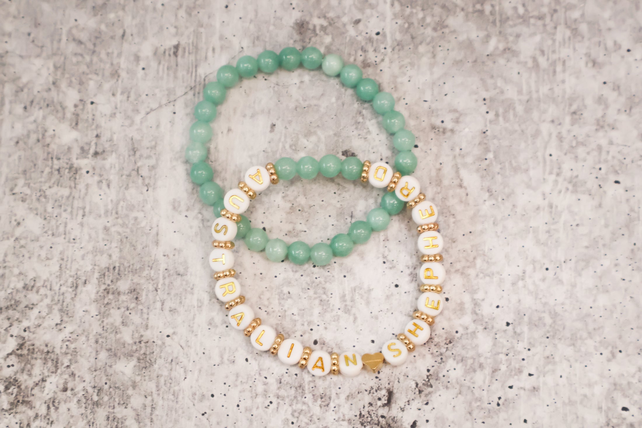 Green Beaded Bracelets