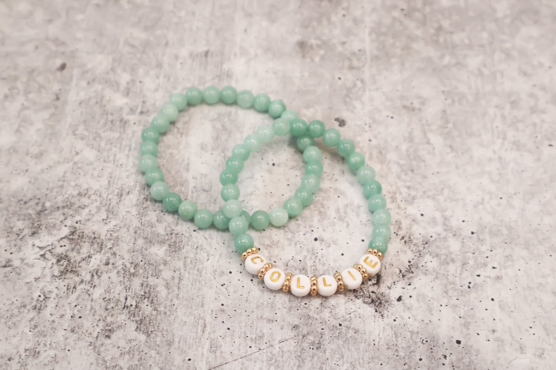 Green Beaded Bracelets