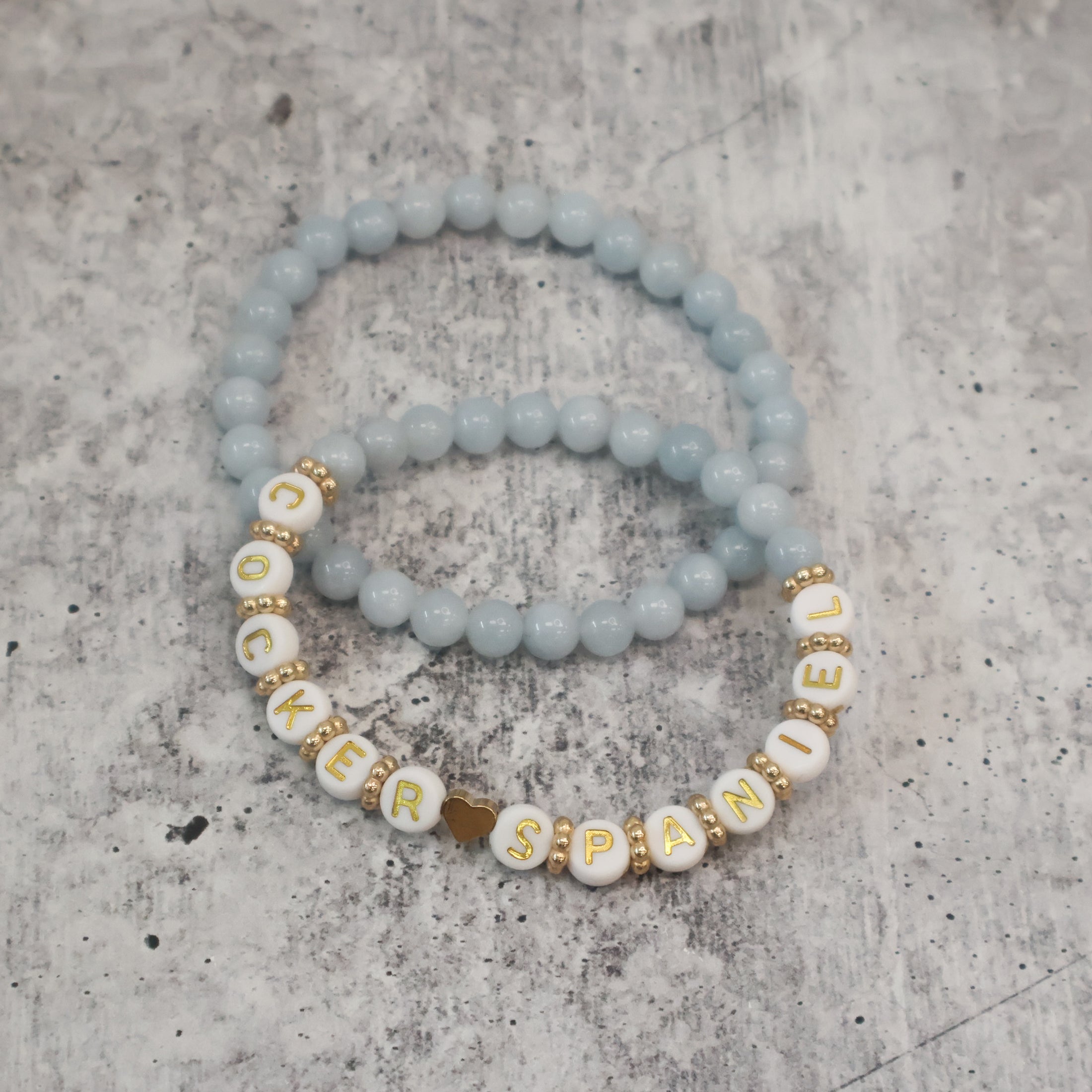 Blue Beaded Bracelets