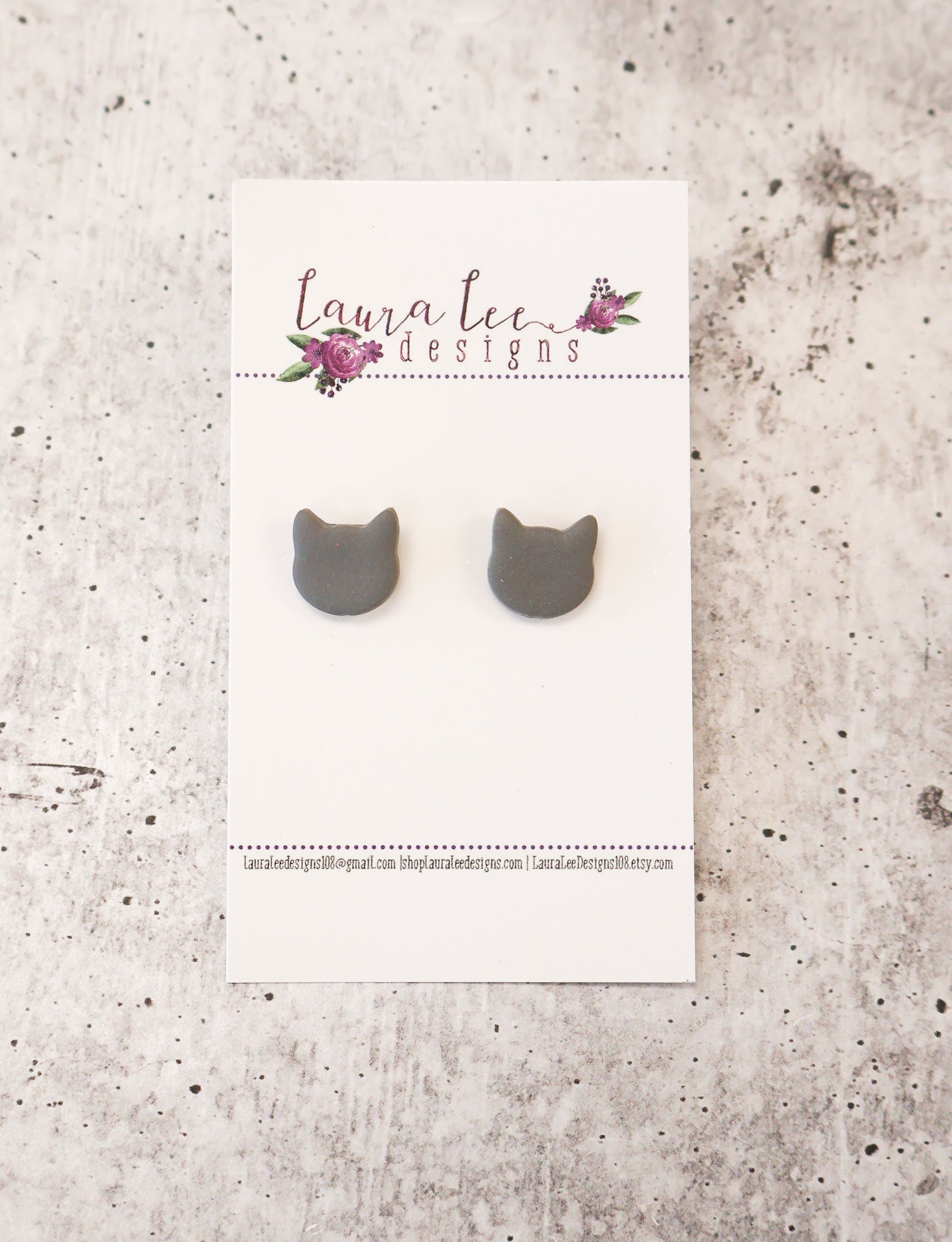 Laura Lee Designs Cat Earrings