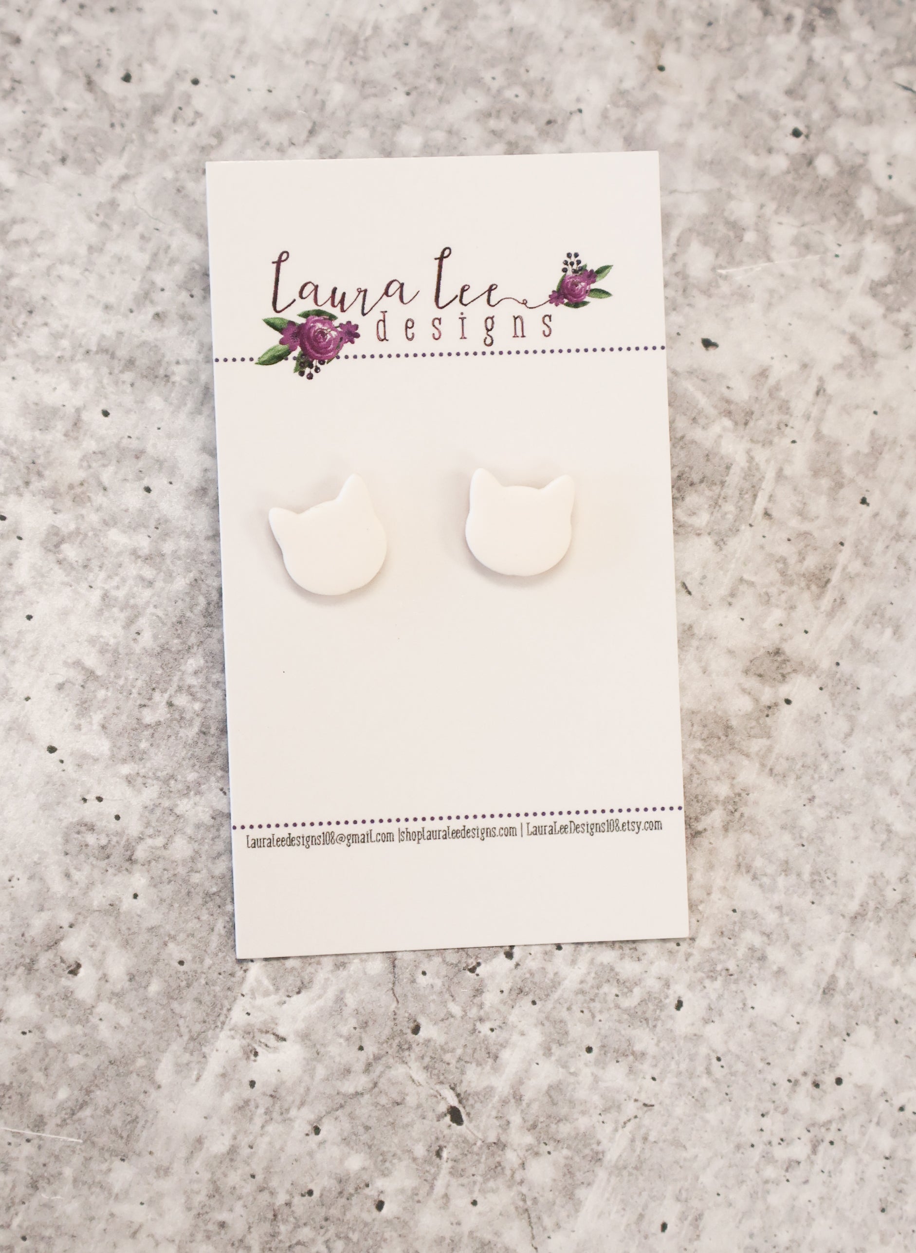 Laura Lee Designs Cat Earrings