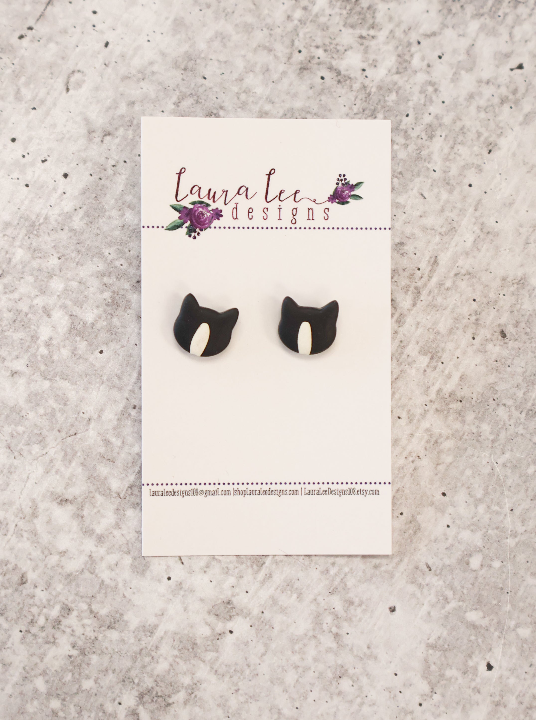 Laura Lee Designs Cat Earrings