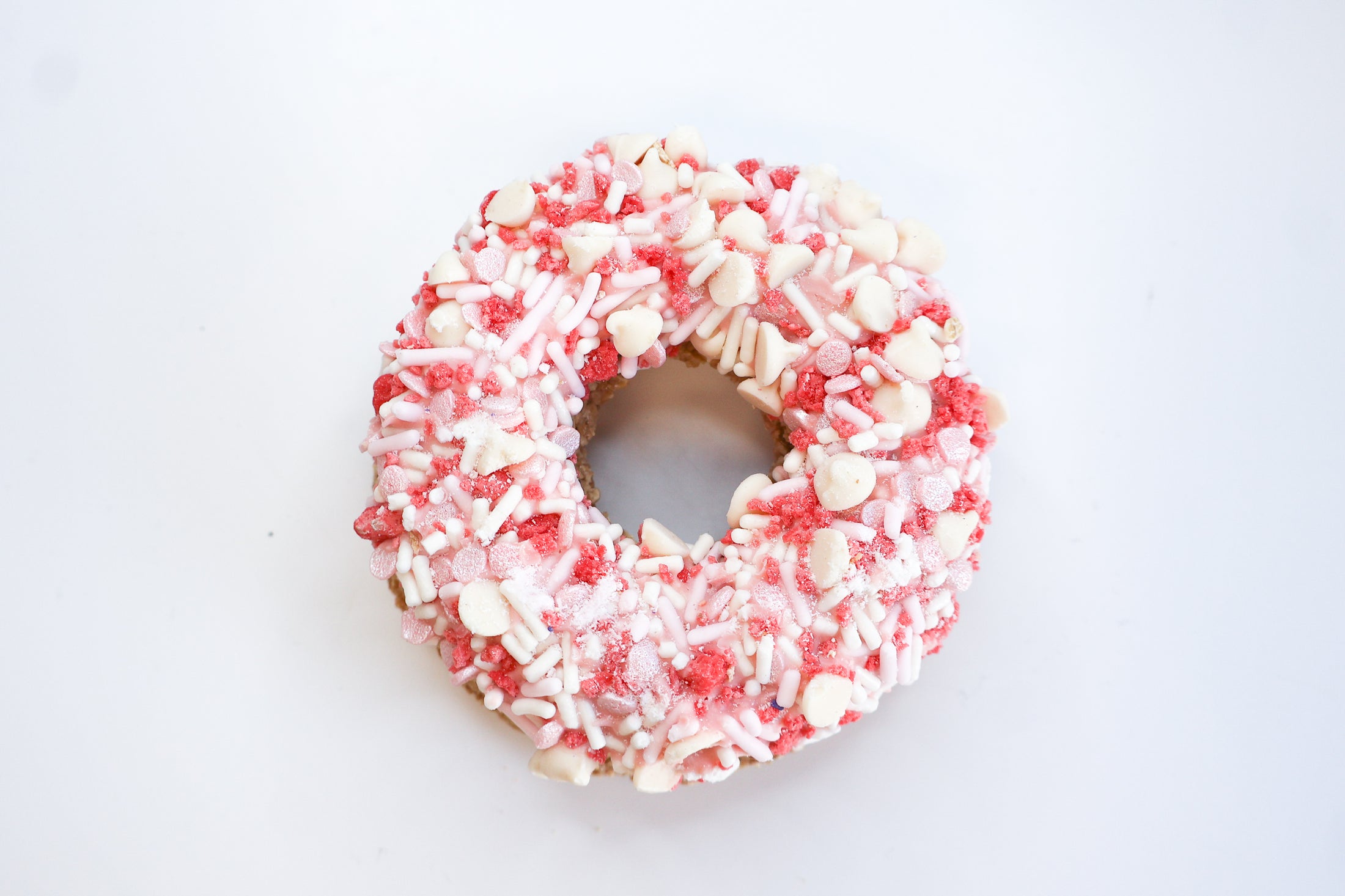 Pink Sprinkle Donut