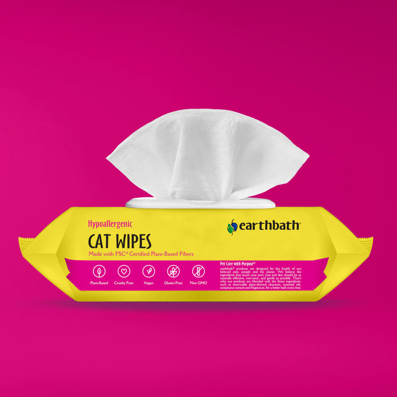 earthbath Hypoallergenic Cat Wipes