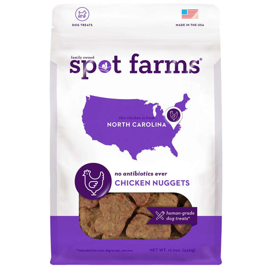 SPOT FARMS DOG NATURAL GRAIN FREE CHICKEN NUGGETS 12OZ