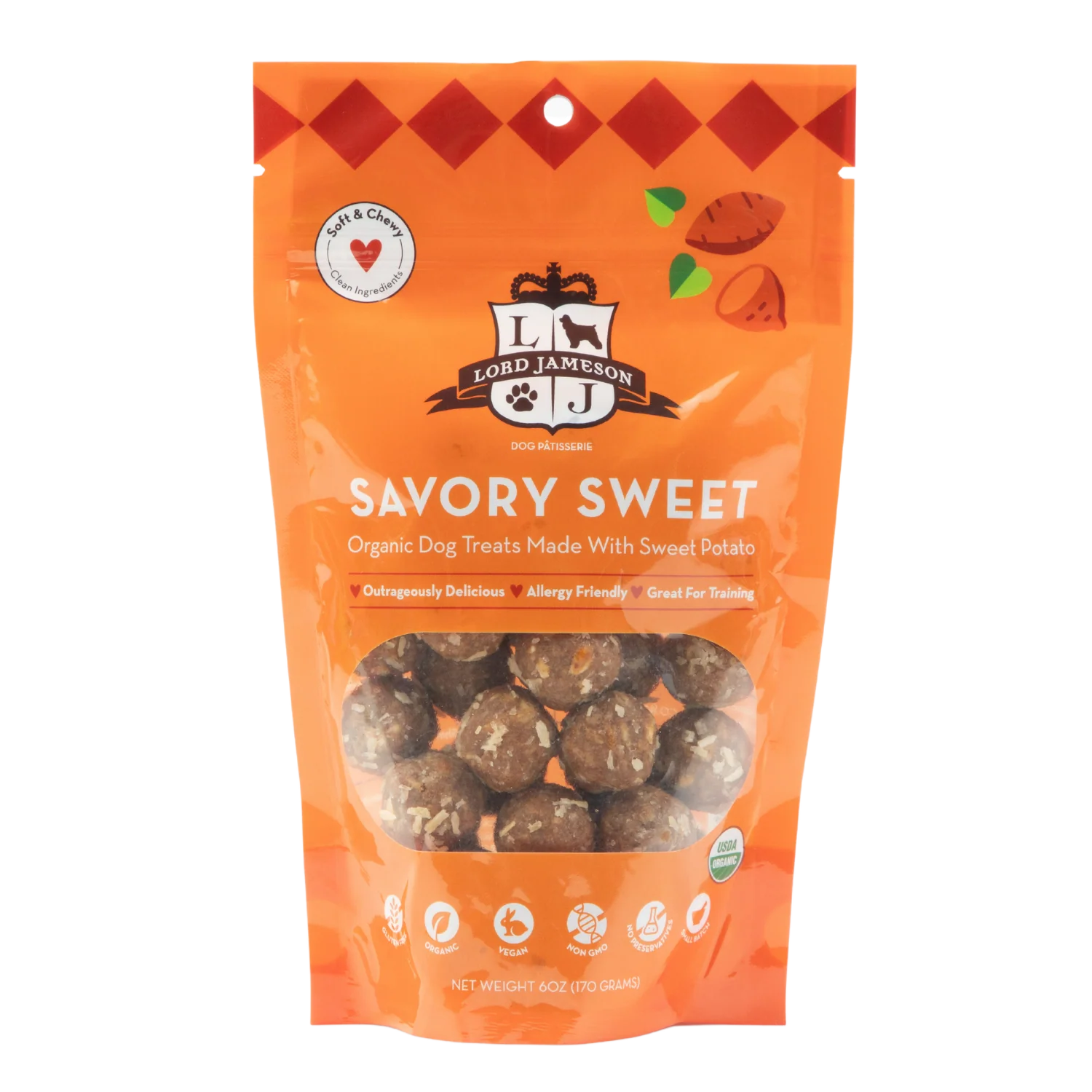 Savory Sweet Organic Dog Treats
