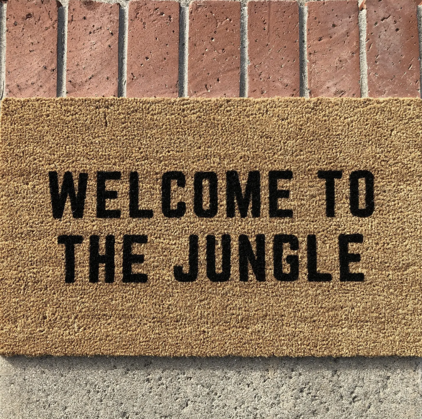 Welcome To The Jungle Doormat