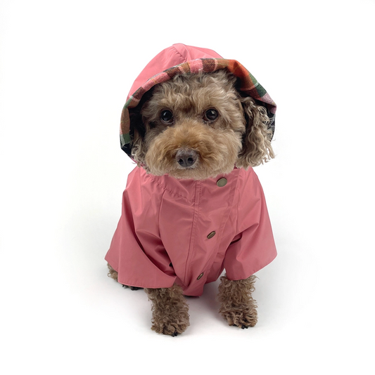 Dog Rain Jacket - Dusty Rose