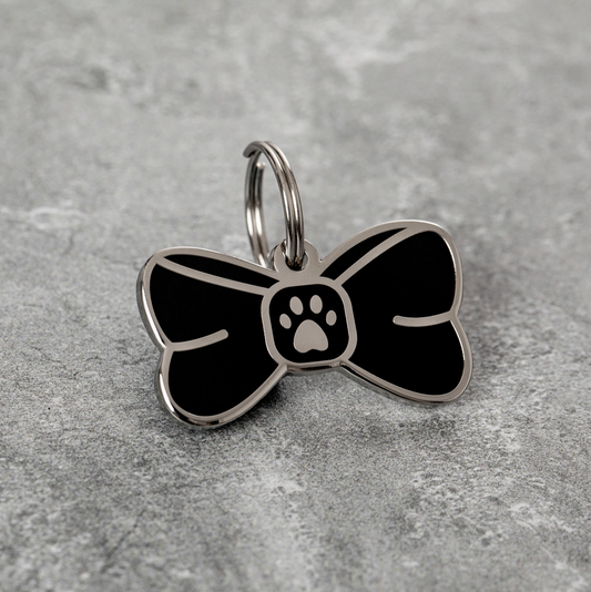 Bow Pet Id Tag