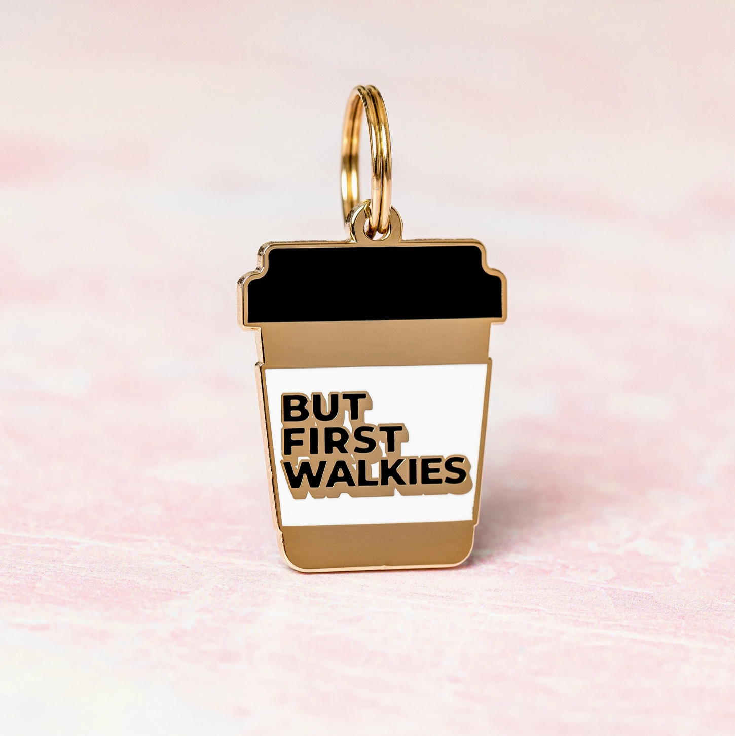 But First Walkies Pet Id Tag