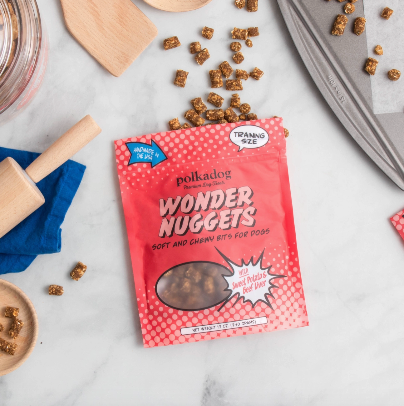 Wonder Nuggets, Sweet Potato & Beef - 10oz - Dog Treats