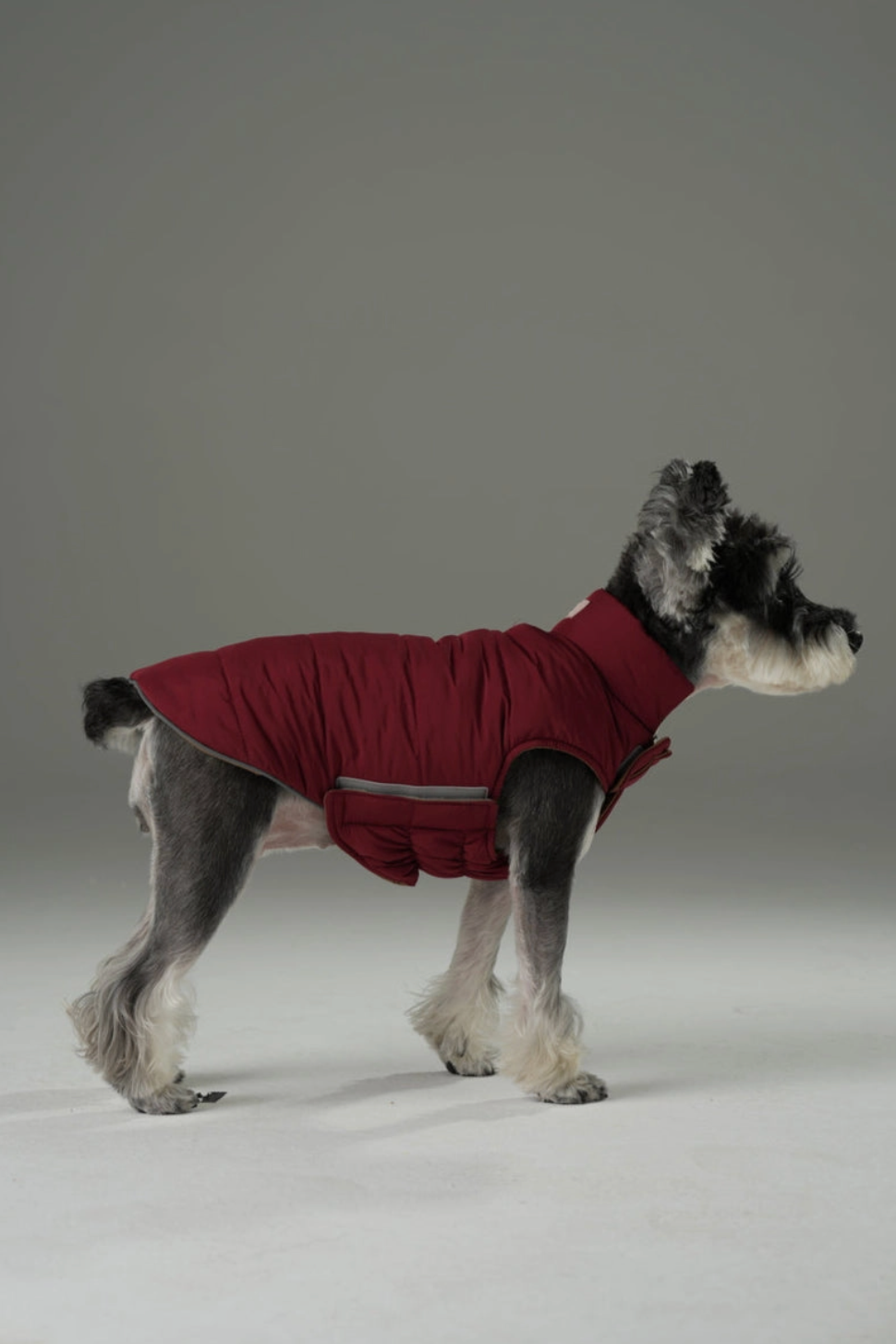 Reversible Dog Vest Jacket - Red Brown