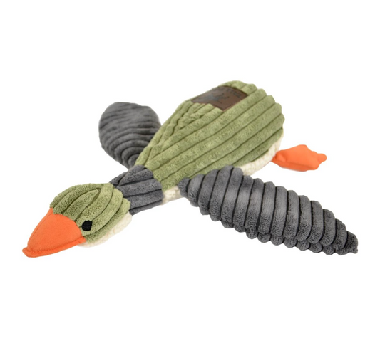 Tall Tails Plush Duck with Squeaker Dog Toy
