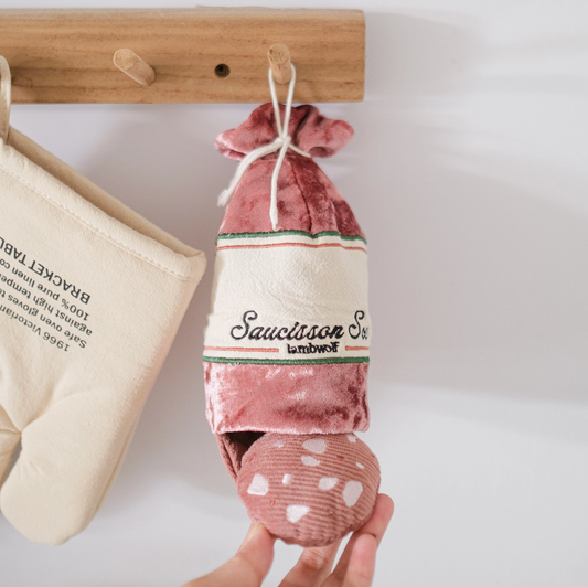 Saucisson Sec//Enrichment Dog Toy