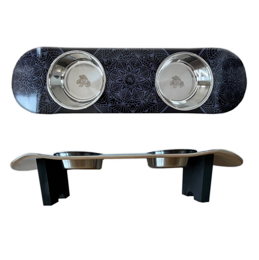 Funky Flies - Dream Catcher SkateBowl - Elevated Dog Bowl