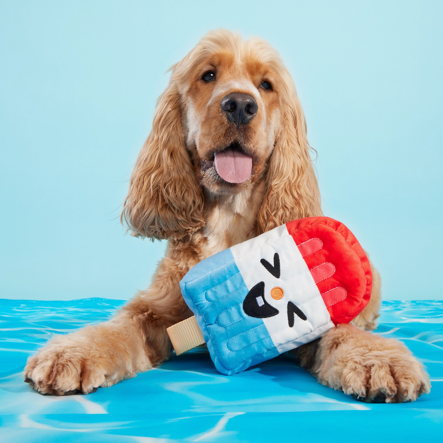 Bark Rocket Droolsicle Fourth of July Plush Dog Toy