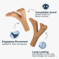 Load image into Gallery viewer, Bacon-Scented Antler Chew Dog Toy
