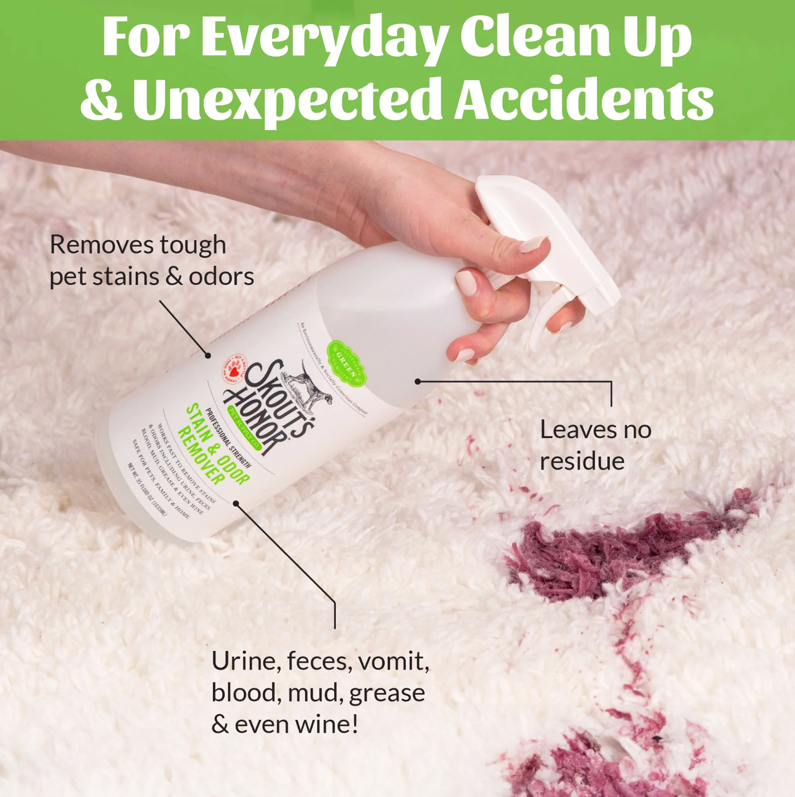 Skouts Honor - Stain & Odor Eliminator 35oz