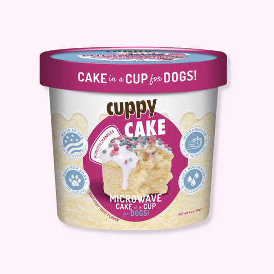 Cuppy Cake - Microwave Dog Birthday Cake in A Cup