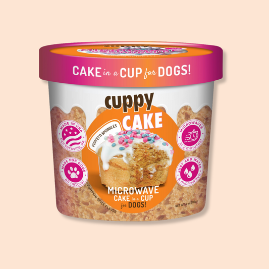 Cuppy Cake - Microwave Dog Birthday Cake in A Cup - Pumpkin