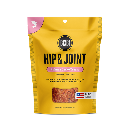 BIXBI DOG HIP & JOINT SALMON JERKY 5OZ