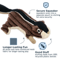 Load image into Gallery viewer, Tall Tails Chipmunk with Squeaker

