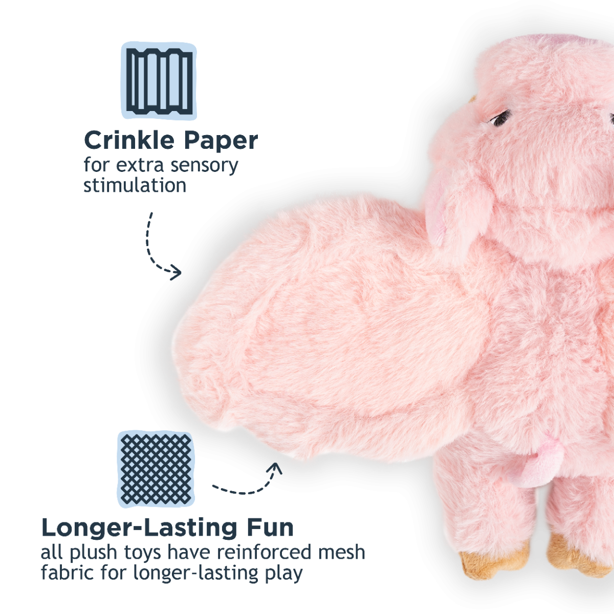 Flying Pig Fling and Fetch Toy for Dogs