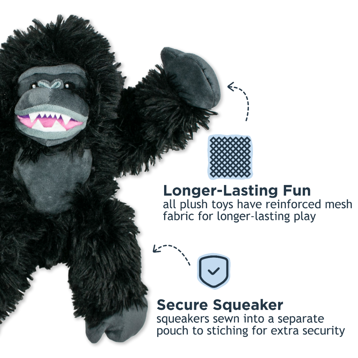 Gorilla Rope Body Dog Toy