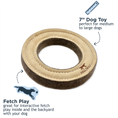 Load image into Gallery viewer, Tall Tails Natural Leather Ring Dog Toy
