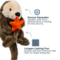 Load image into Gallery viewer, Tall Tails Otter Rope Body Dog Toy
