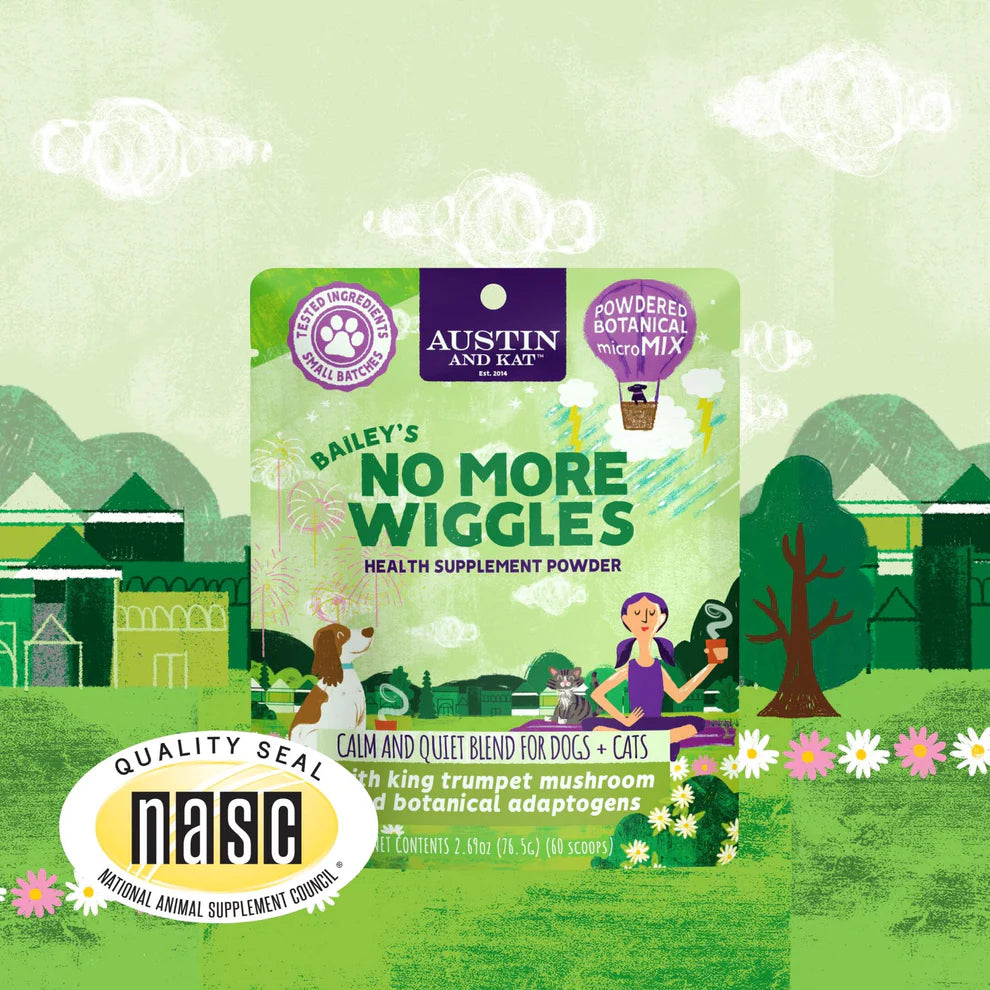 AUSTIN & KAT DOG TOPPER BAILEY'S NO MORE WIGGLES 77G