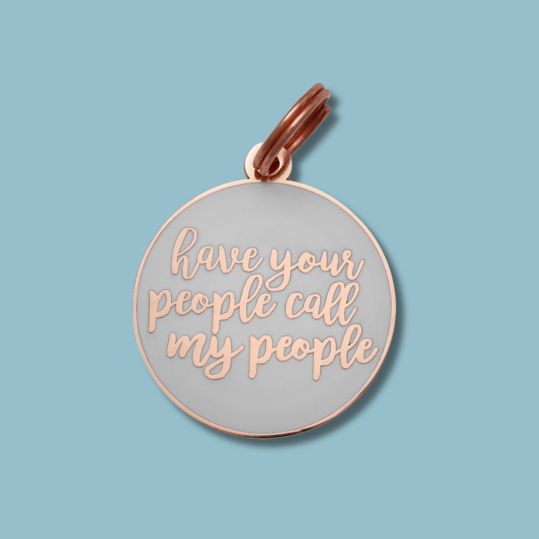 Have Your People Call My People - White/Rose Gold