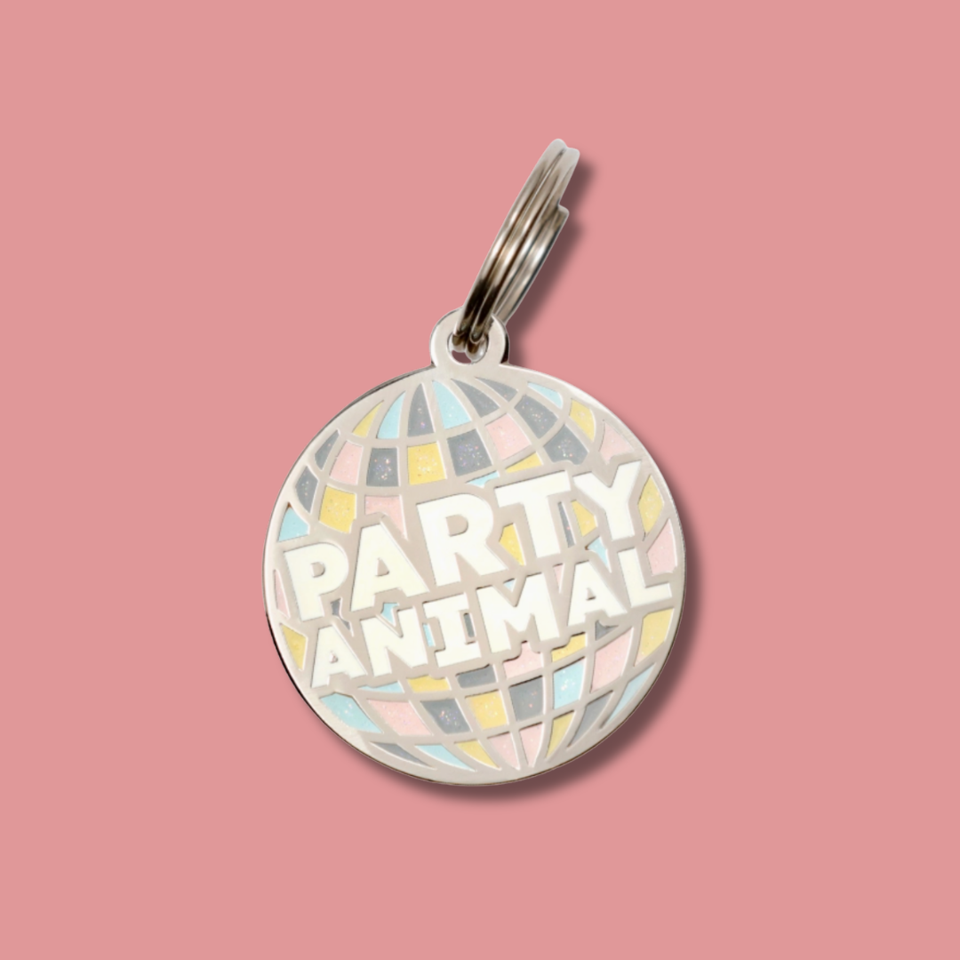Party Animal Pet Id Tag
