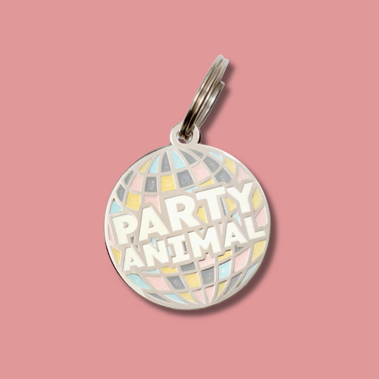 Party Animal Pet Id Tag