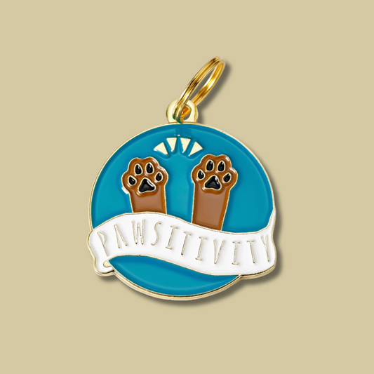Pawsitivity Pet Id Tag