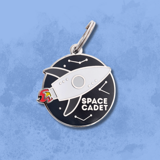Space Cadet Pet Id Tag