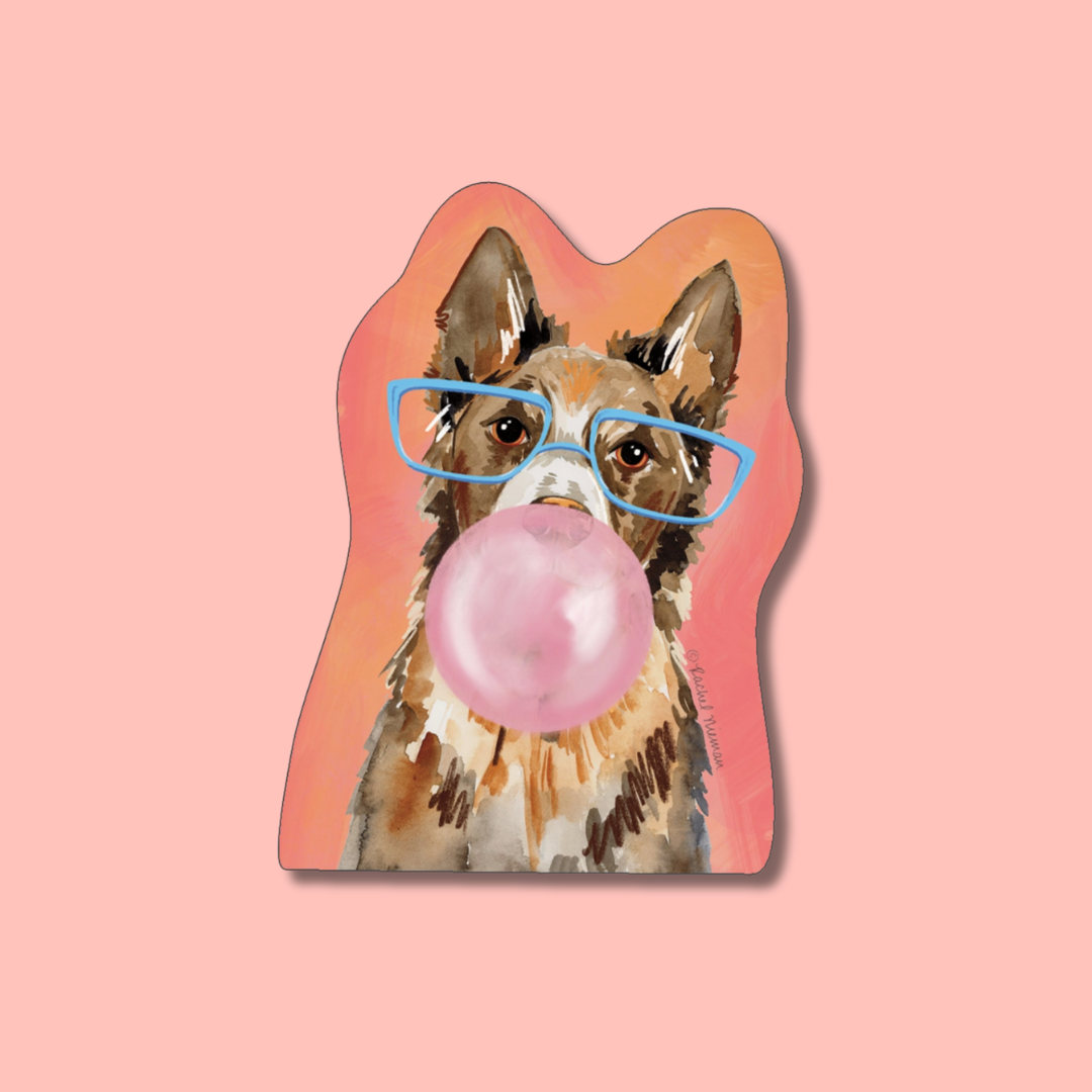 Puppy Bubble Sticker