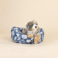 Load image into Gallery viewer, Blue Coastal Dog Bed
