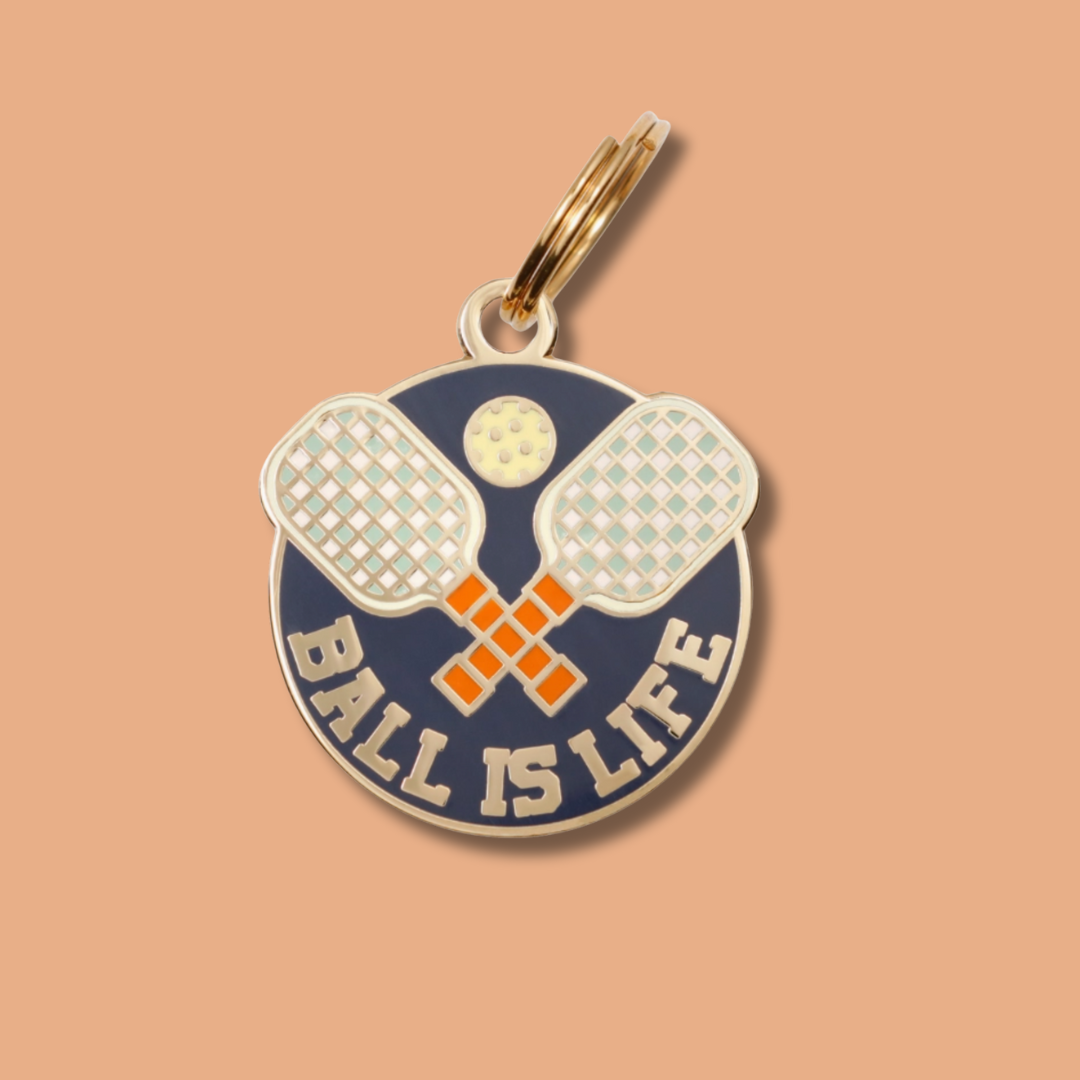 Ball Is Life Pet Id Tag