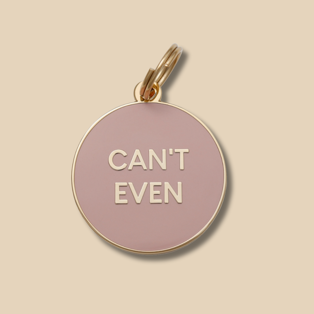 Can't Even Pet Id Tag