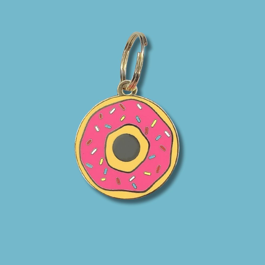 Donut Pet Id Tag