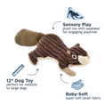 Load image into Gallery viewer, Tall Tails Squirrel with Squeaker Dog Toy
