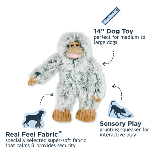 Tall Tails Yeti with Squeaker